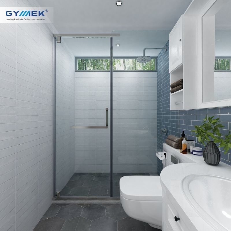 Phòng tắm kính GYMEK 90 độ KT bản lề trục xoay