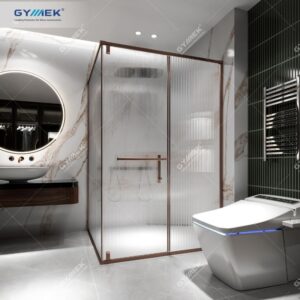 Phòng tắm 90 độ K-K Hệ slim Cửa mở Bản lề trục xoay