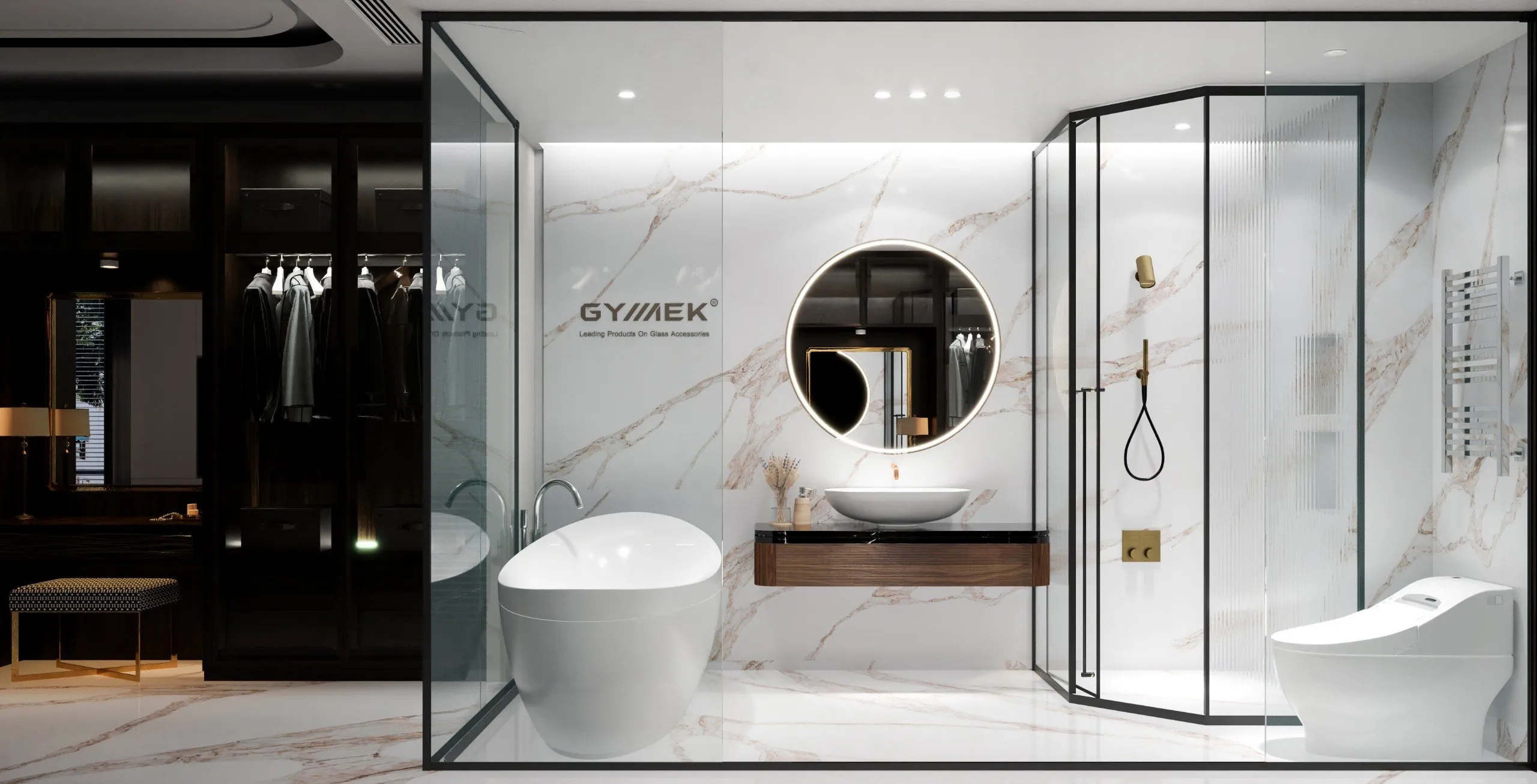 GIỚ THIỆU SẢN PHẨM PHÒNG TẮM KÍNH GYMEK