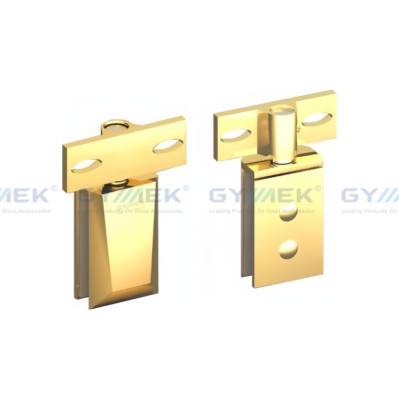 Bản lề trục xoay phòng tắm kính inox 304 GYMEK