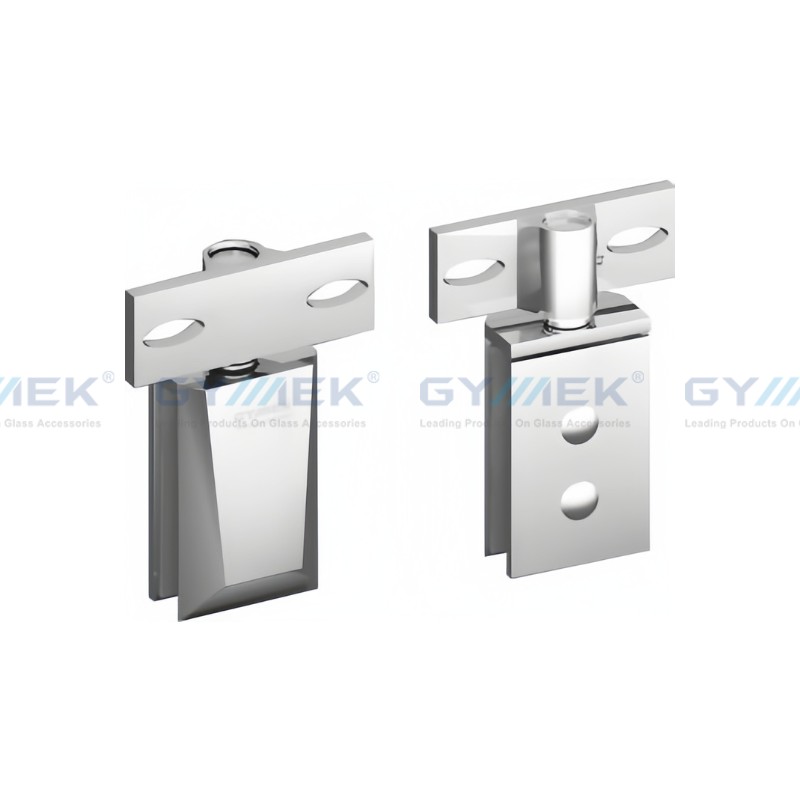 Bản lề trục xoay phòng tắm kính inox 304 GYMEK