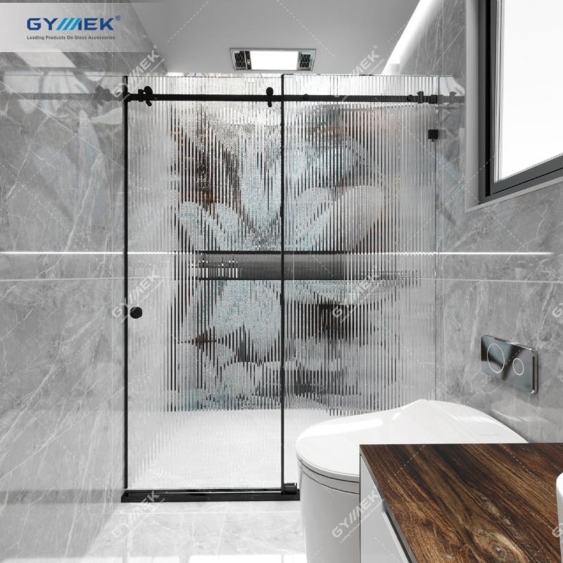 Phòng tắm cửa lùa Hệ lùa 10x30 ray inox