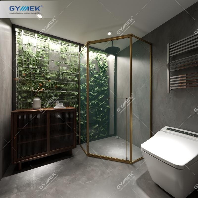Cabin tắm kính 135 độ bản lề âm