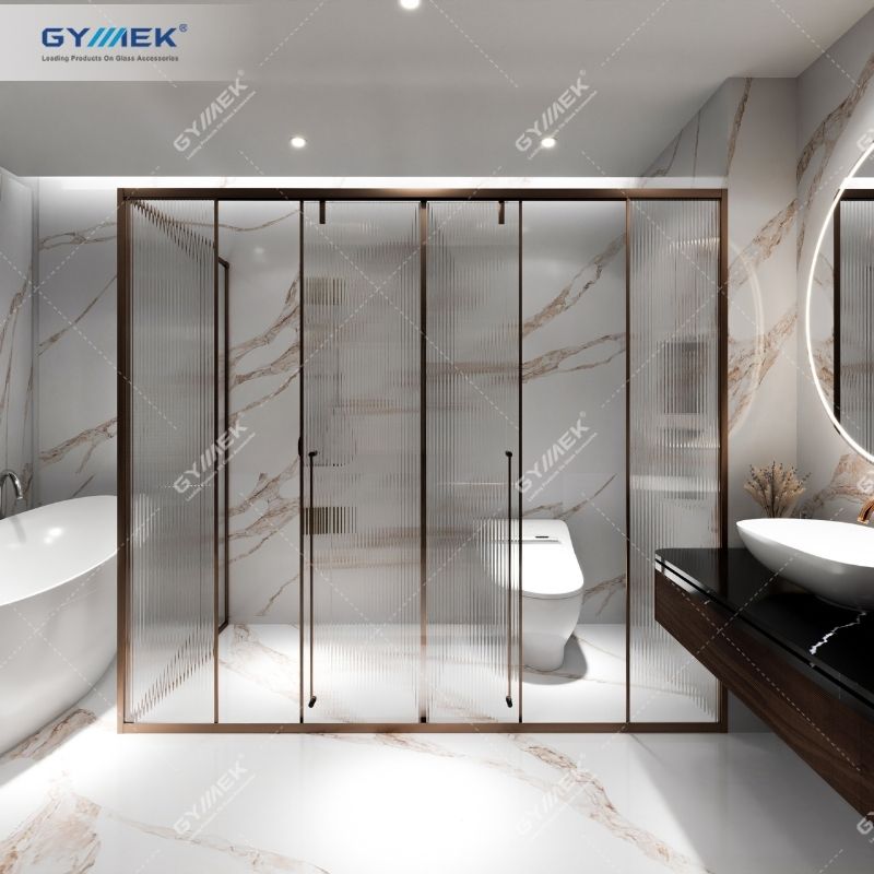 Phòng tắm kép Hệ slim Cửa trượt 1 cánh