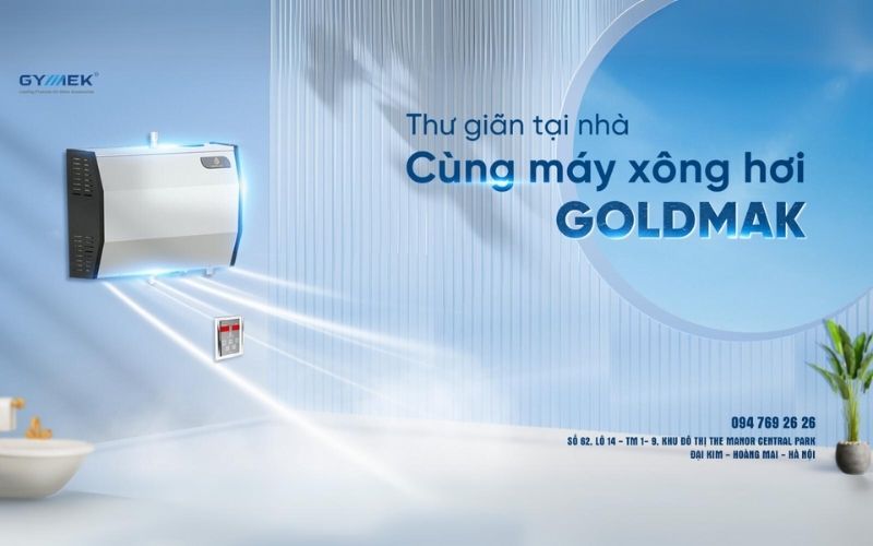 máy xông hơi goldmak