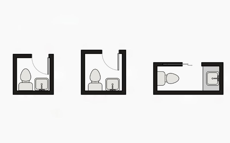Thiết kế nhà vệ sinh nhỏ 1m2