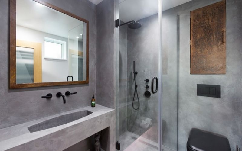 Gợi ý mẫu thiết kế phòng tắm nhỏ 4m2 | Có vách tắm kính