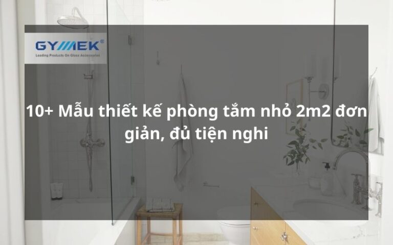 thiết kế phòng tắm nhỏ 2m2
