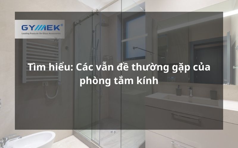Các vấn đề thường gặp của phòng tắm kính
