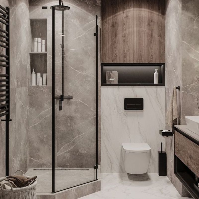 thiết kế nhà vệ sinh và nhà tắm riêng biệt