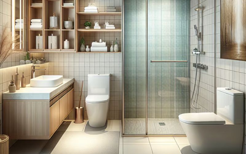 thiết kế phòng tắm 5m2
