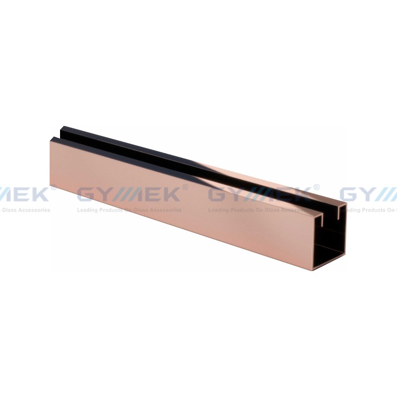 Phụ kiện: Thanh nẹp U Inox phòng tắm kính GYMEK