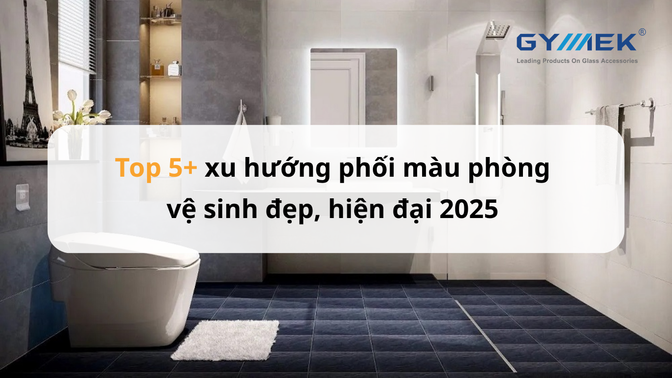 phối màu phòng vệ sinh