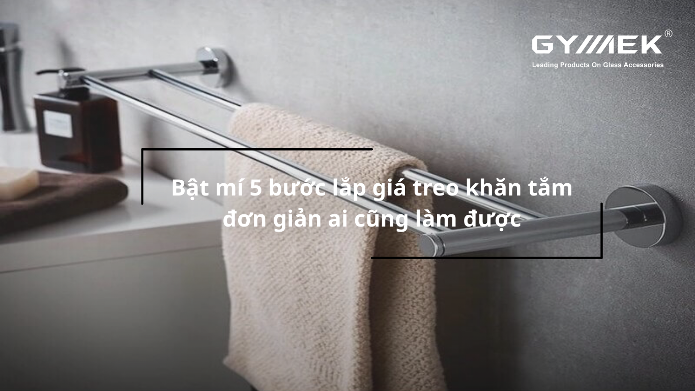 lắp giá treo khăn tắm