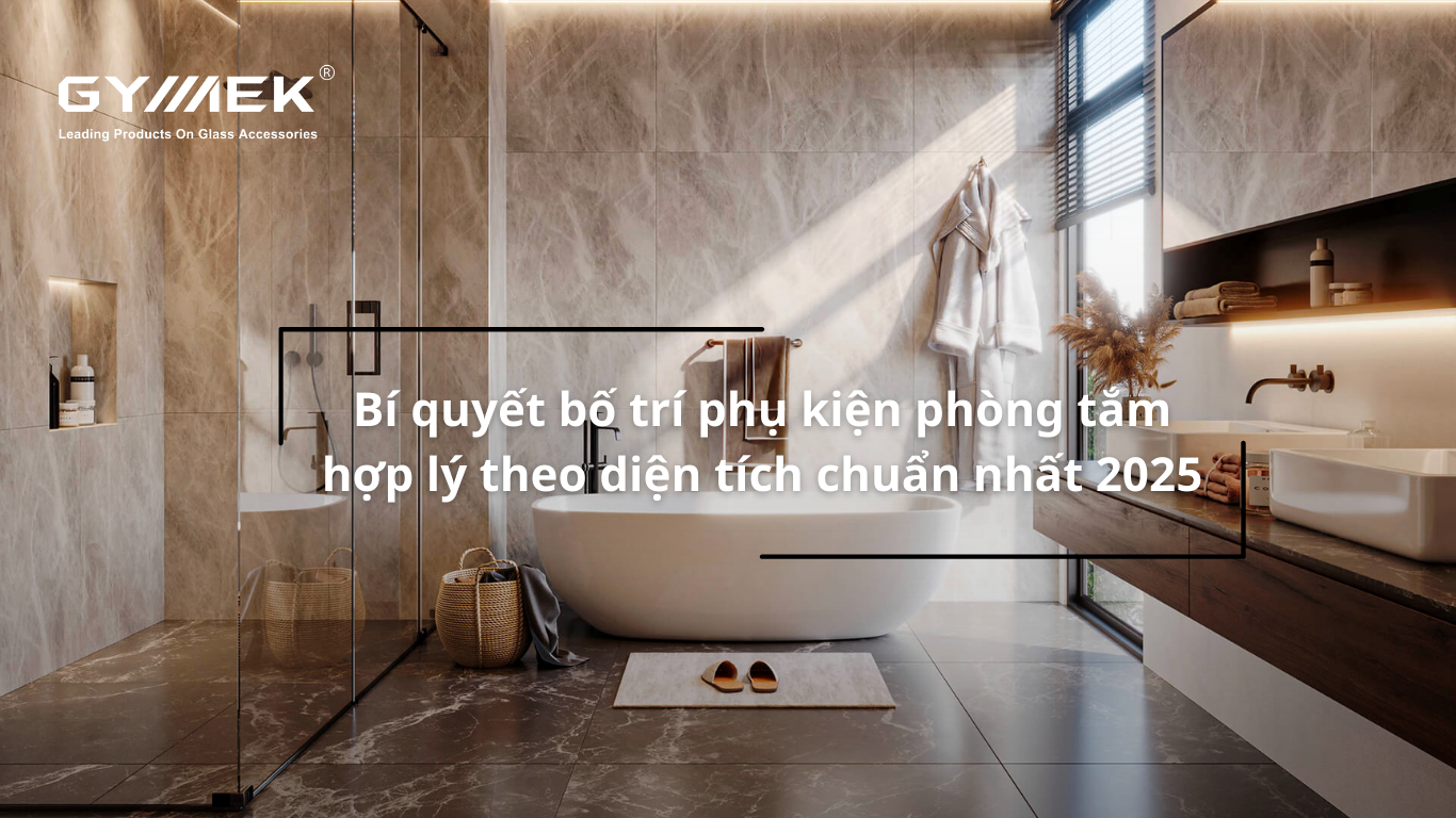 bố trí phụ kiện phòng tắm