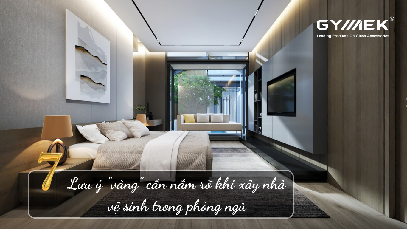 Xây nhà vệ sinh trong phòng ngủ