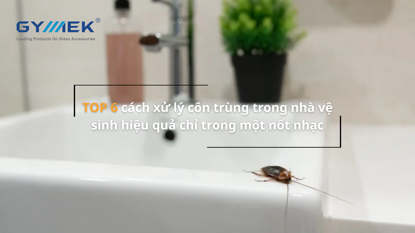 côn trùng trong nhà vệ sinh