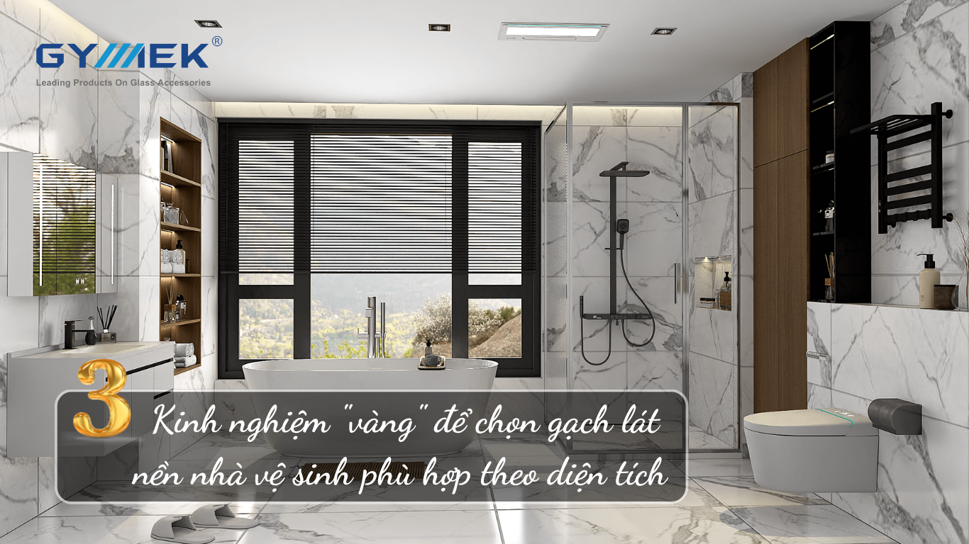 Chọn gạch lát nền nhà vệ sinh