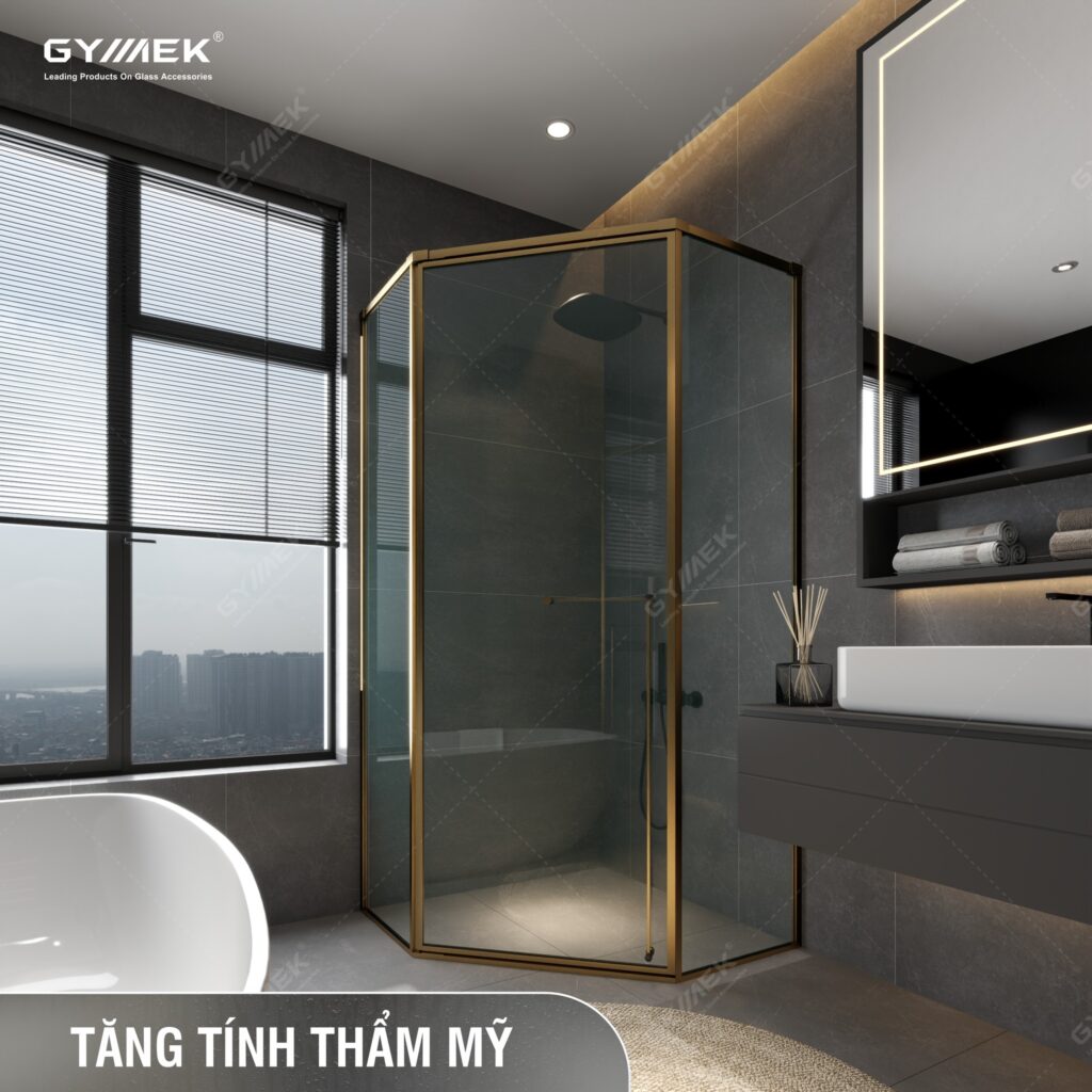 lắp cabin phòng tắm kính