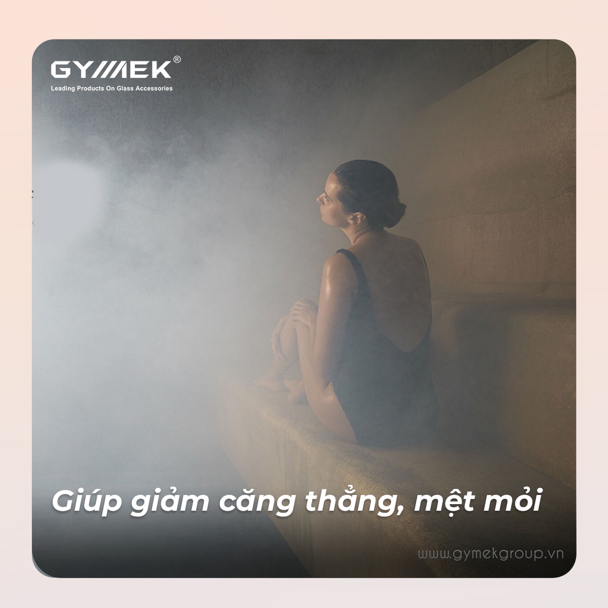 phòng tắm kết hợp xông hơi