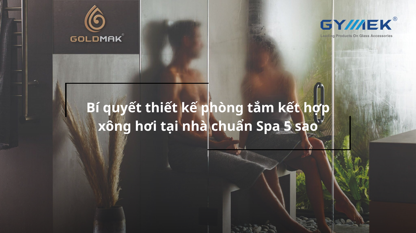 phòng tắm kết hợp xông hơi