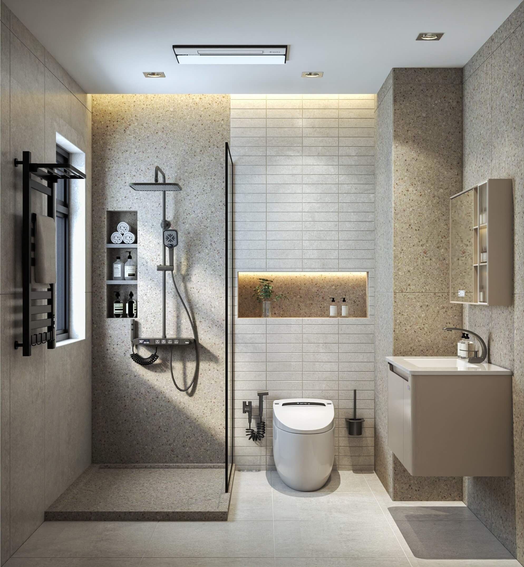 chọn thiết bị vệ sinh cho phòng tắm