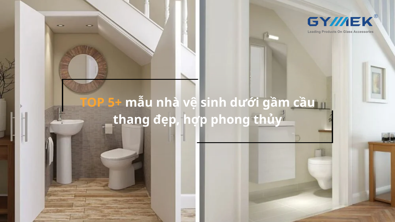 nhà vệ sinh dưới gầm cầu thang