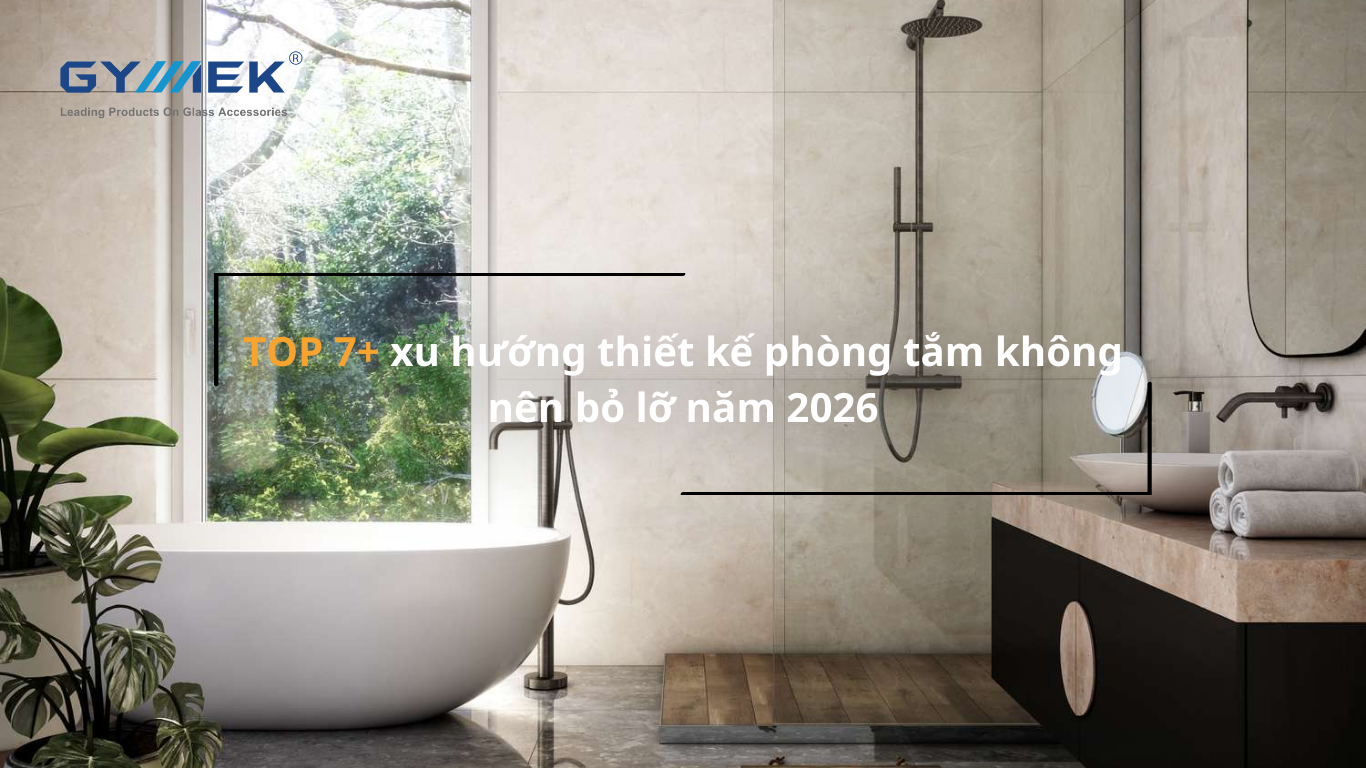 xu hướng thiết kế phòng tắm