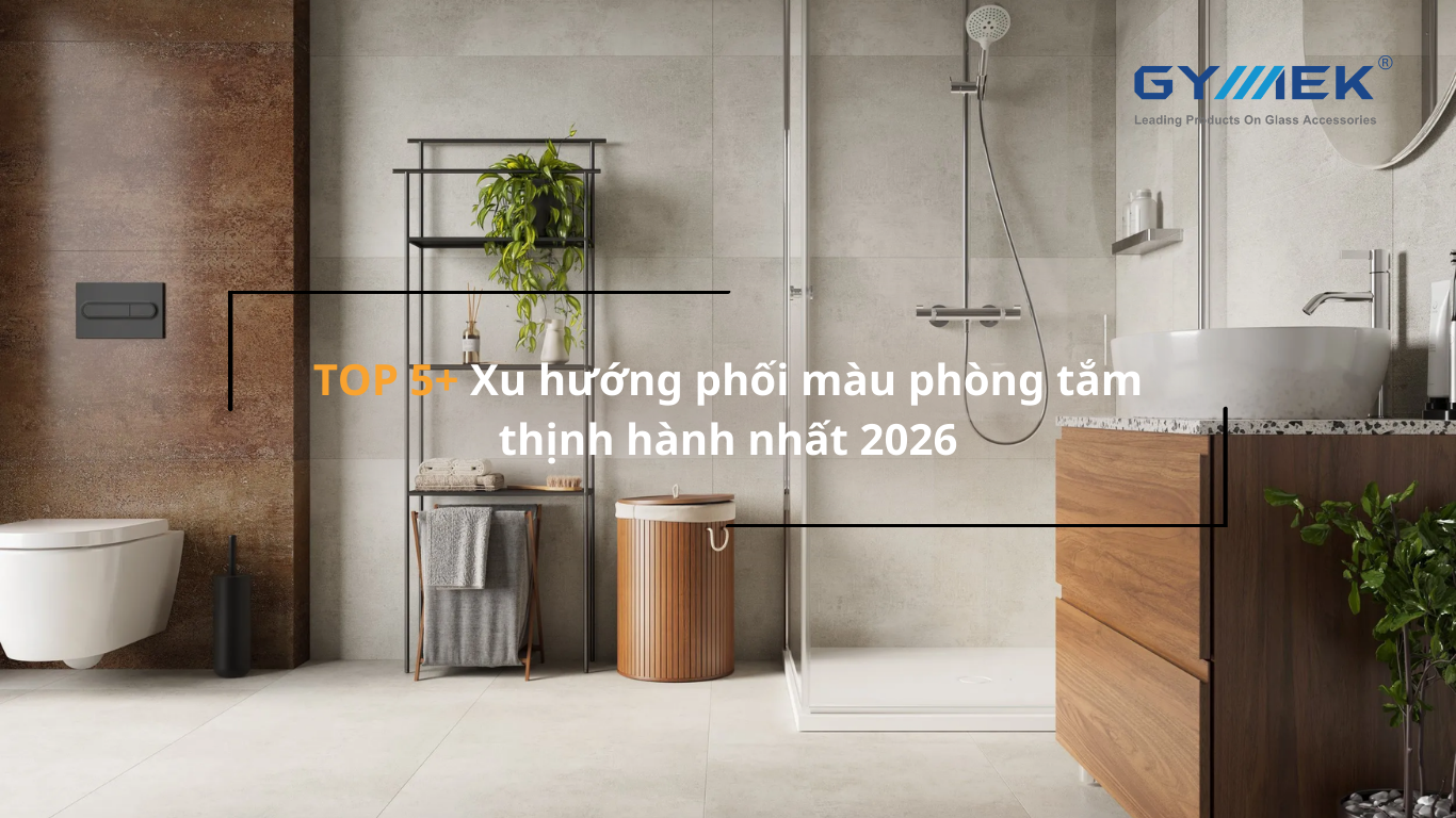 phối màu phòng tắm