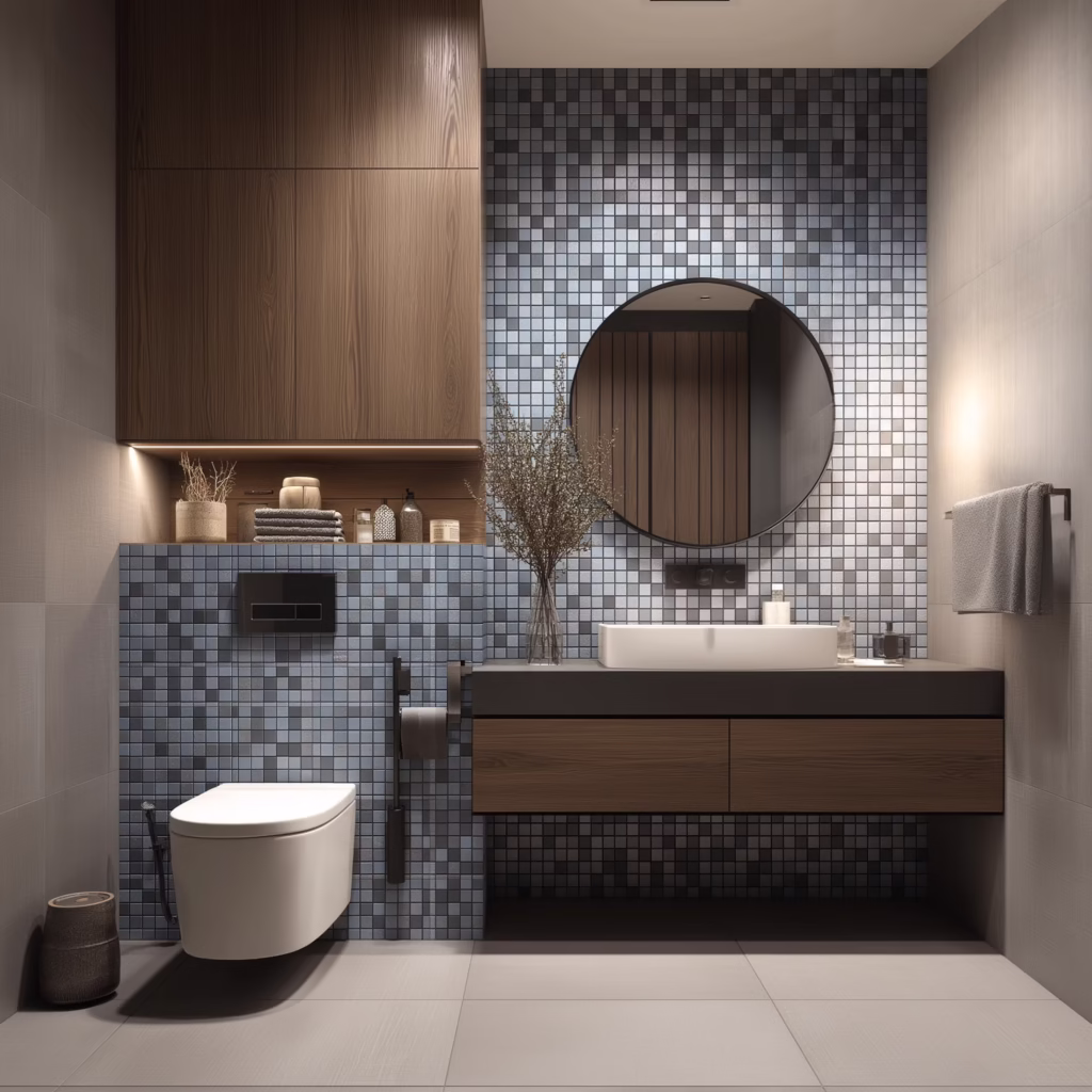 hướng đặt bồn cầu