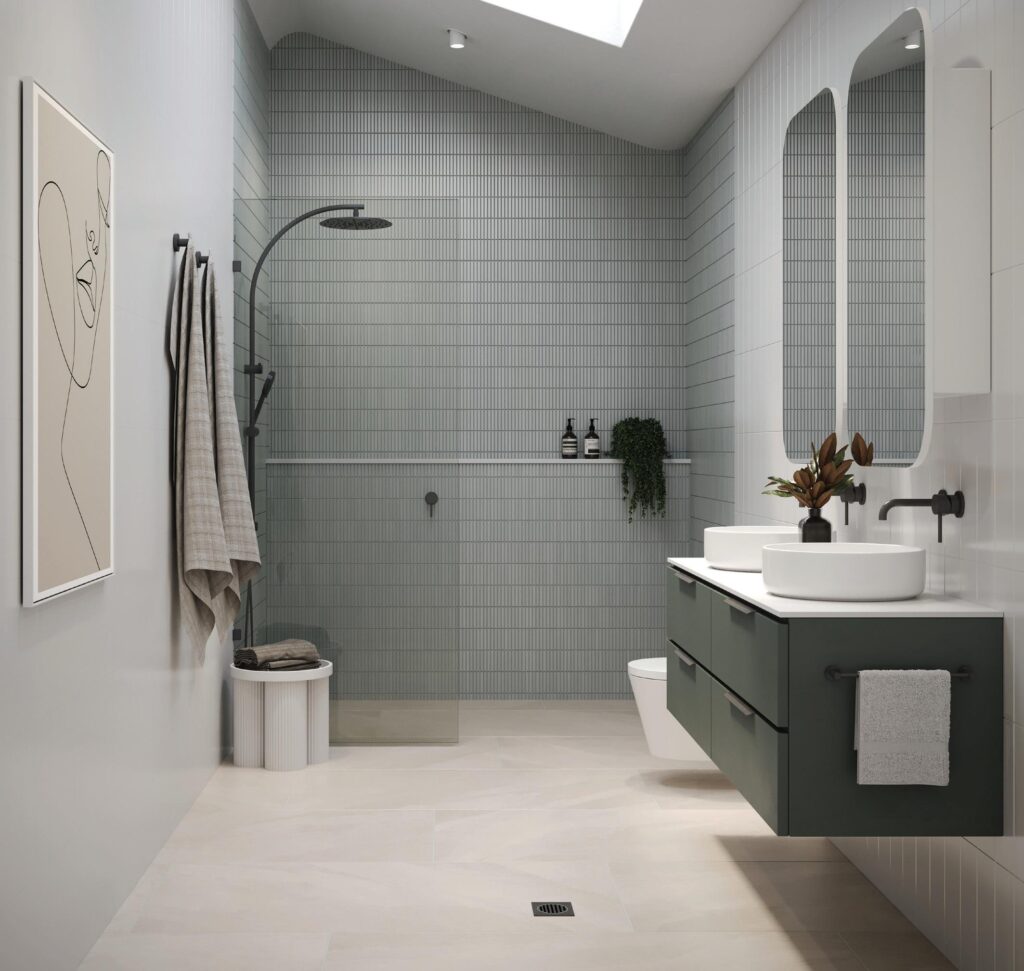 gạch ốp phòng tắm nhỏ 3m2