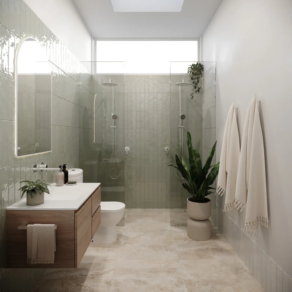 gạch ốp phòng tắm nhỏ 3m2