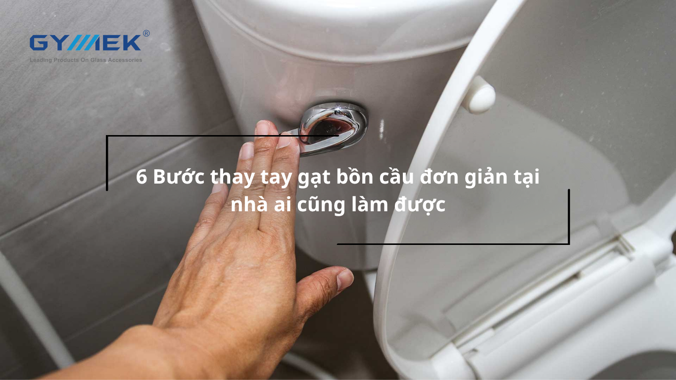 tay gạt bồn cầu