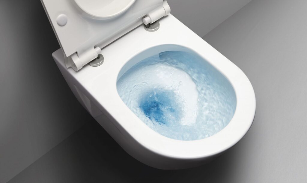 bồn cầu xả xoáy
