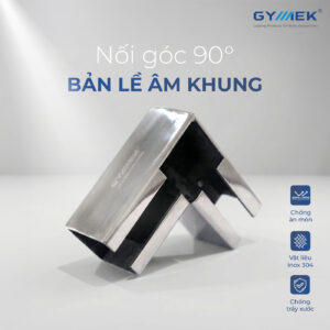 nối góc 90 độ bản lề âm khung