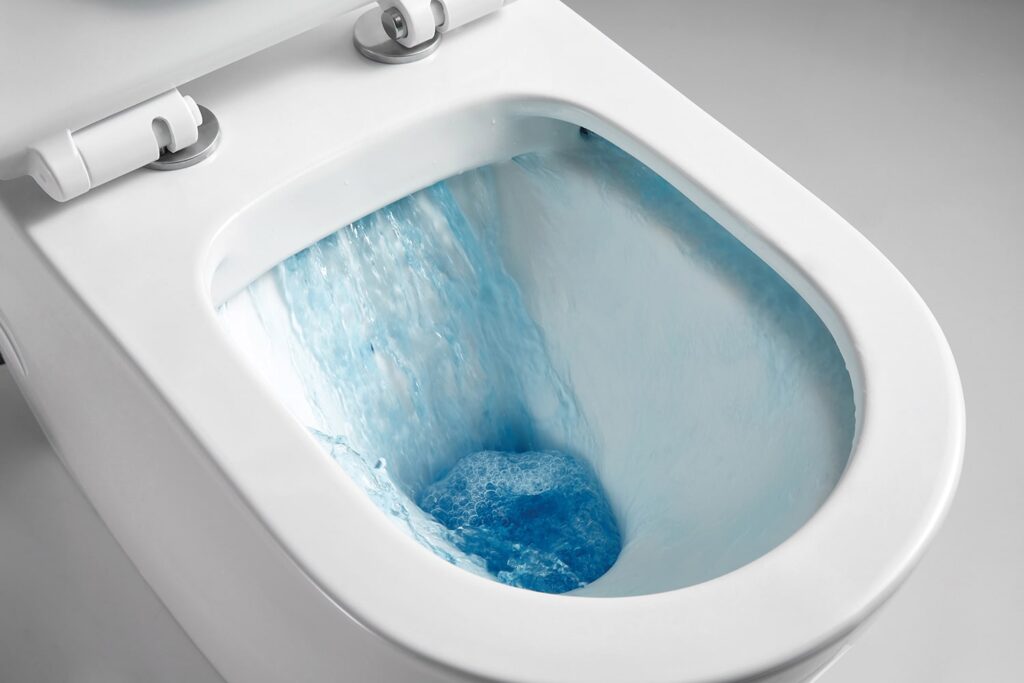 bồn cầu xả xoáy